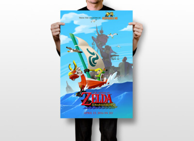 The Legend of Zelda The Wind Waker (2016) Movie Art Wall - POSTER