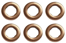 BOSCH E.Q Diesel Fuel Injector Copper Washer 6PCS - F00VP01004 / 059130519B