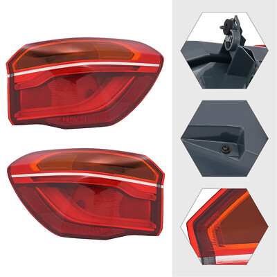 For 2016-2019 BMW X1 LED Tail Lights Rear Brake Lamps Left & Right Outer Pair