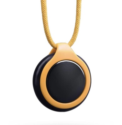 UPOSTURE Smart Necklace Posture TrainerReminder Confidence Builder Chrome Yellow