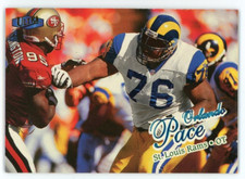 1998 Ultra Football Card #13 Orlando Pace HOF