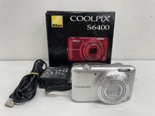N.MINT Nikon Coolpix S6400 Silver Digital Camera Tested Working from JP 2583
