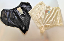 Vtg Vanity Fair Indulgence Tap Pants Pettipants NWT Deadstock Black Beige L