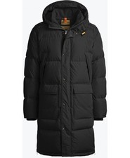 PARAJUMPERS Men's Black Quilt Down Knee Length Coat Small BNWT