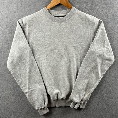 Champion Sweatshirt Mens Small Gray Blank Essential Vintage 90s Crewneck