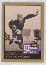 1991 Enor Pro Football Hall of Fame Tony Canadeo #24 HOF 0kb0