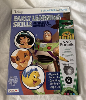 Disney Bendon Early Learning Skills Phonic Activity Book - Buzz Woody w/pencils