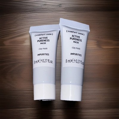 2X Comfort Zone Active Pureness Mask Mattifying Clay Face Mask Travel Sz 0.27 oz