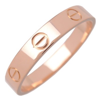 Cartier Mini Love Ring K18 750PG Roségold #59 US9 EU59,5 HK19,5 authentisch gebraucht kostenloser Versand