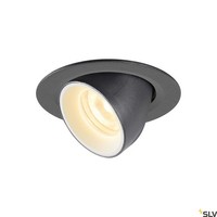 Einbauleuchten Led 1X7W 730LM 3000K Weiß Schwarz Modern