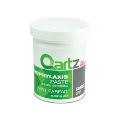 Qartz 12oz Dental Prophy Paste w/ Fluoride Fine Medium Coarse Non Splatter Grit