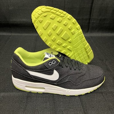 Nike Air Max 1 SE Denim Venom Shoes 512033 019 Black Cyber White Sz 10