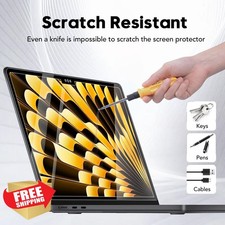MacBook Air 15" M2 M1 Tempered Glass Screen Protector Slim Anti Scratch