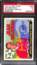 1971 O-Pee-Chee #263 Jean Beliveau Retires PSA 5 EX 22685693 