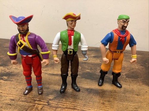 Pirates of The High Seas Imperial Toys 5" Action Figures 1990 - Hook Kidd Bart - Picture 1 of 5