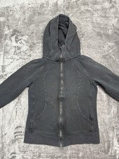 Women s Lululemon scuba hoodie full zip sweatshirt size 8 black Cotton Jacket