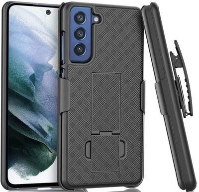 For Samsung Galaxy S21 FE - Case Belt Clip Holster Swivel Cover Kickstand Armor