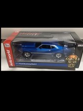 1973 Mustang Mach 1 Blue 1:18  Autoworld 1323