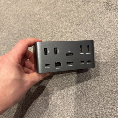 USB-C 10-in-1 Laptop Dockingstation Dual HDMI 4K 60Hz Multi-Port Hub CABLETIME