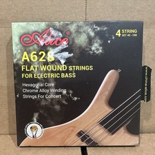 Flatwound Bass Guitar Strings - Coated Hexago...