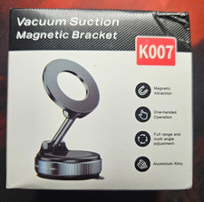Magnetic MagSafe Car Phone Mount Dashboard Vacuum Holder K007 Black