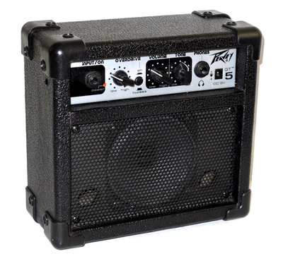 #ad Peavey Rockmaster GT5 Guitar Amplifier 9 Volt Portable Overdrive Mini Amp TESTED $21.85