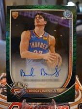 2025-26 Bowman Brooks Barnhizer BCA-BB Autograph /99 Green Reptilian Refractor