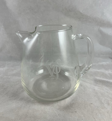 St Louis Veiled Prophet VP Fair Glass Pitcher 1 Quart Etched Vintage