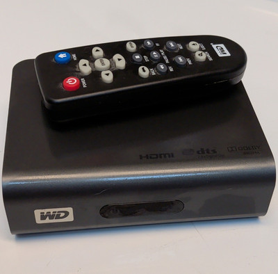 WD WD TV Live Plus HD Media Player w/ Remote, HDMI Ethernet USB, Black B7J