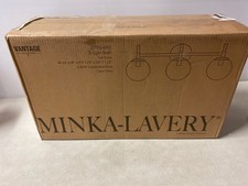 Minka Lavery 2793-695 Auresa Vanity Light, 3-Light, 120W, 25.63"H x 9.38"W, Soft