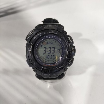 CASIO PRW-1500GBJ Watch Pro Trek Digital Analog Solar Stainless Steel