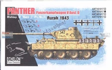 ECH351017 1:35 Echelon Decals - Panther Ausf.D "Batch 2" Pz.Abt.51 Kursk 1943