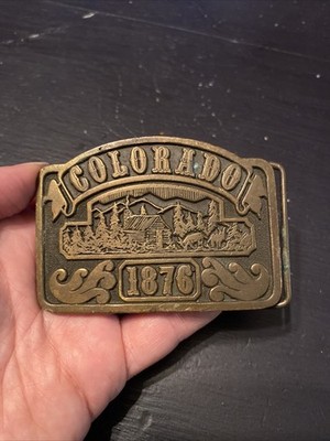 Vintage Original~ Colorado Belt Buckle - ADEZY Enterprises Inc. Limited Edition
