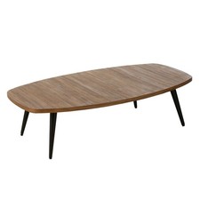 Table Basse en Bois "Teck" 120cm Naturel