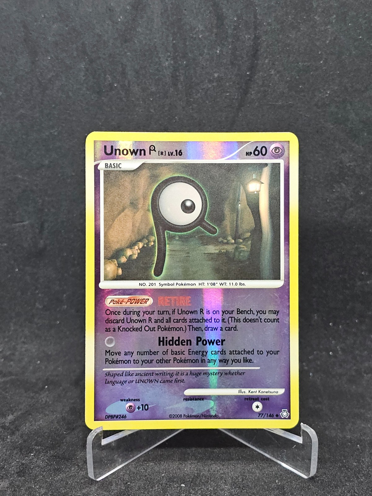 Pokemon Card  Unown R (77/146) Legends Awakened Uncommon Reverse Holo