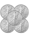 Presale - Lot of 5 - 2026 $1 American Silver Eagle 1 oz BU