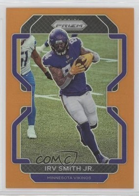 2021 Panini Prizm Orange Prizm 67/249 Irv Smith Jr #127 12yh
