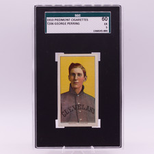 1910 T206 George Perring Piedmont 350 Cleveland SGC 5 EX Tobacco Pre-War