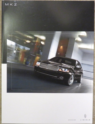 2009 Lincoln MKZ USA Prospekt Brochure, 26 Seiten