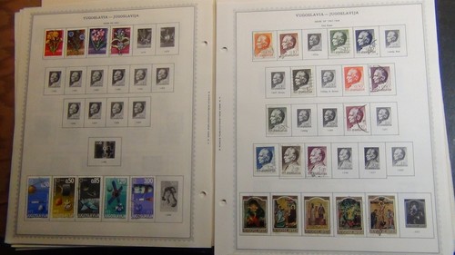 Stampsweis Yugoslavia collection on Minkus pages est 550 or so stamps - Picture 8 of 20