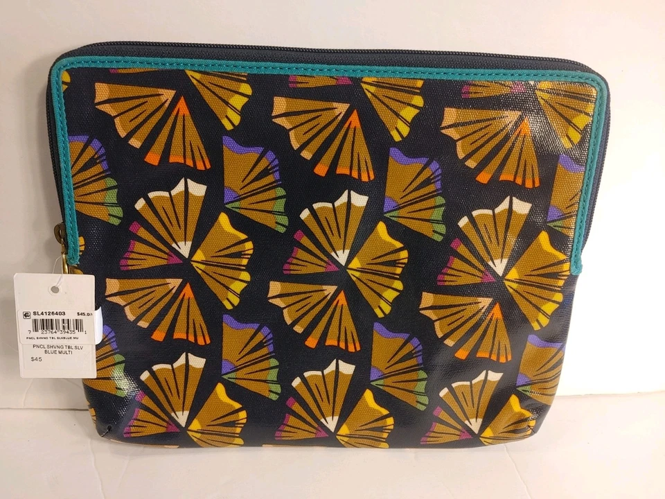 Funda para Tableta Fossil Diseño de Afeitado Lona Recubierta Cremallera Tableta Bolsa Foto 2 de 3