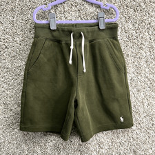 Polo by Ralph Lauren Shorts Boys Small 8 Dark Green Fleece