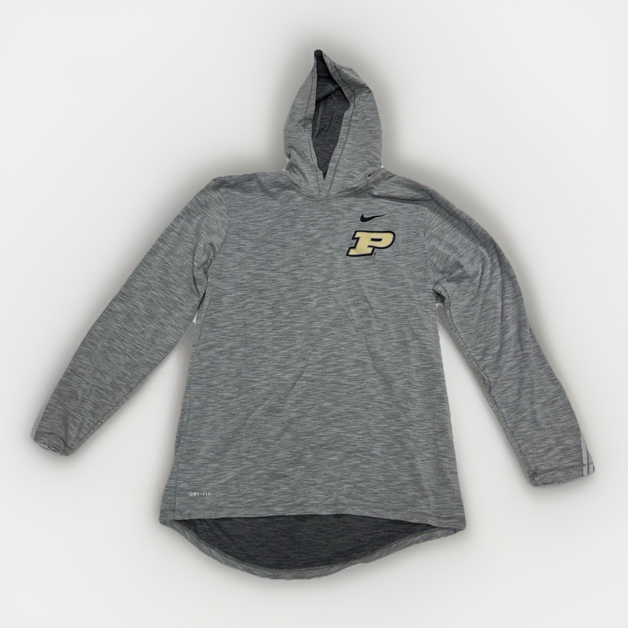 Nike Purdue Boilermakers Dri-FIT Lightweight Hoodie / Gray / Men's L