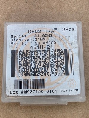 TWO  AMEC Allied 451H-21 Spade Drill Inserts 21mm  Series 1 Gen2 AM200