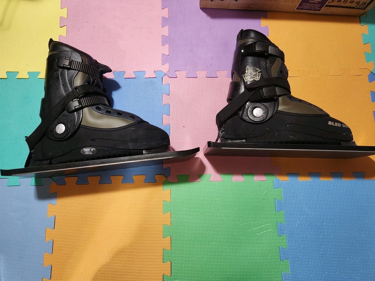 Sled DOGS size 9 SKI SKATES K9 Complete Operational | eBay