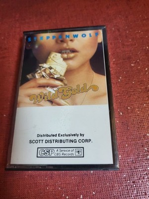 1978 cassette tape Steppenwolf ''Wild gold'' with The Pusher New And Sealed  Tape