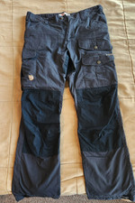 Fjallraven Vidda Pro Men's Trousers- US Mens 30-31" Waist, EU Size 46, Black