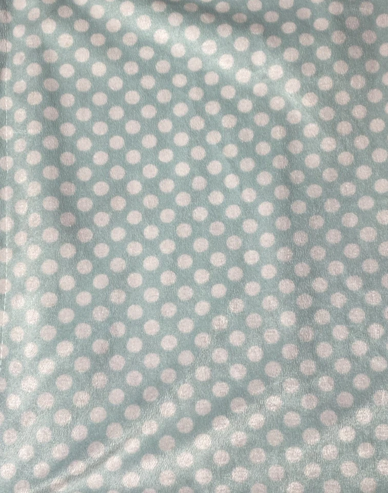 Manta Bebé Búhos Rosa Teal Pájaros Reversible Lunares Círculo Suave Lovey 30"x40" Foto 4 de 4