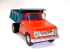 Vintage  All Original  1959 Tonka  Red & Blue Green Dump Truck Toy -Excellent