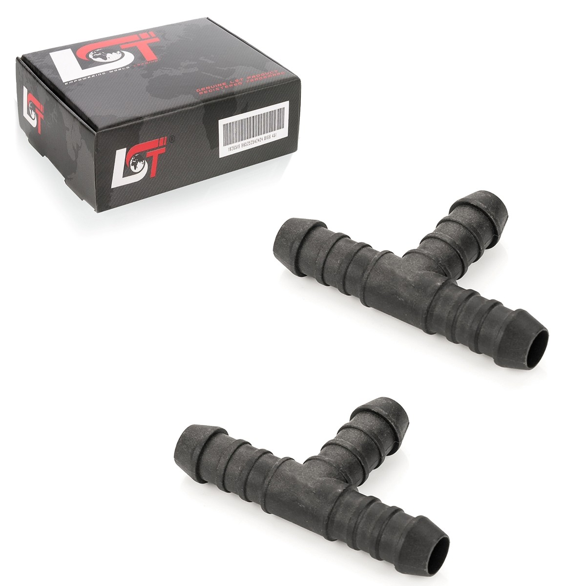 2x PA hose Polyamide PA6 T-piece coupling petrol oil resistant 12 mm for SUBARU